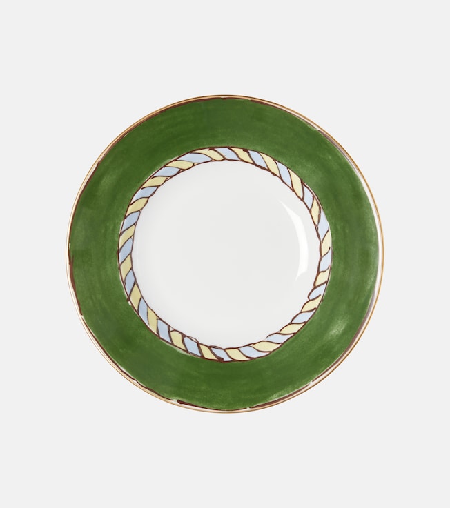Il Viaggio di Nettuno soup plate by Luke Edward Hall | Ginori 1735