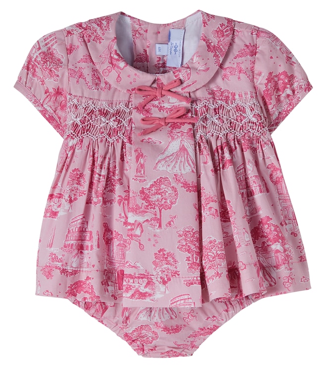 x Nicky Hilton Baby Theodora dress and bloomers set | La Coqueta