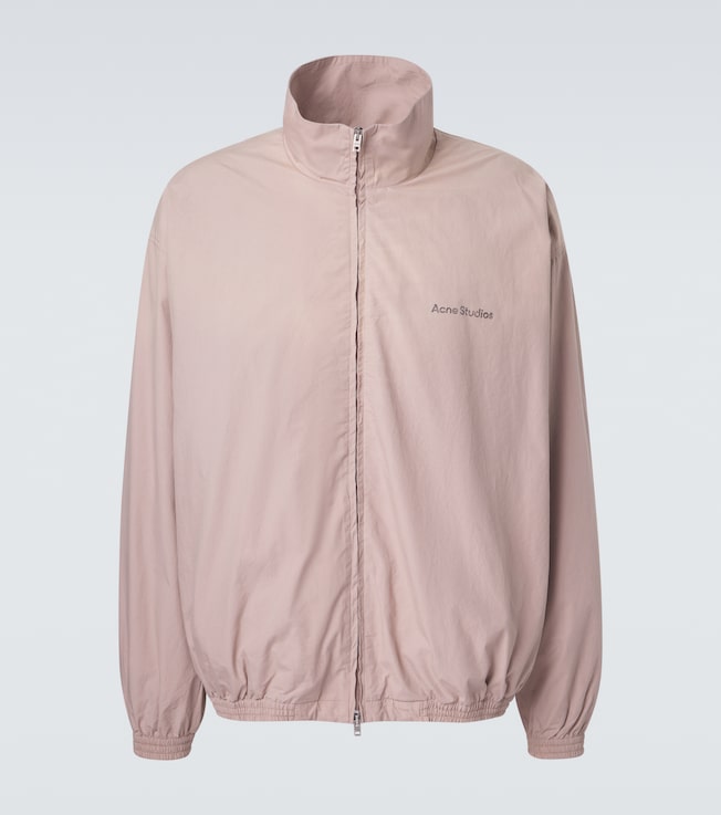 Logo cotton poplin blouson jacket | Acne Studios