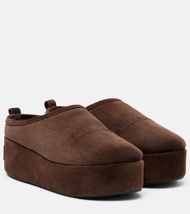 Alaska suede platform mules | Balenciaga