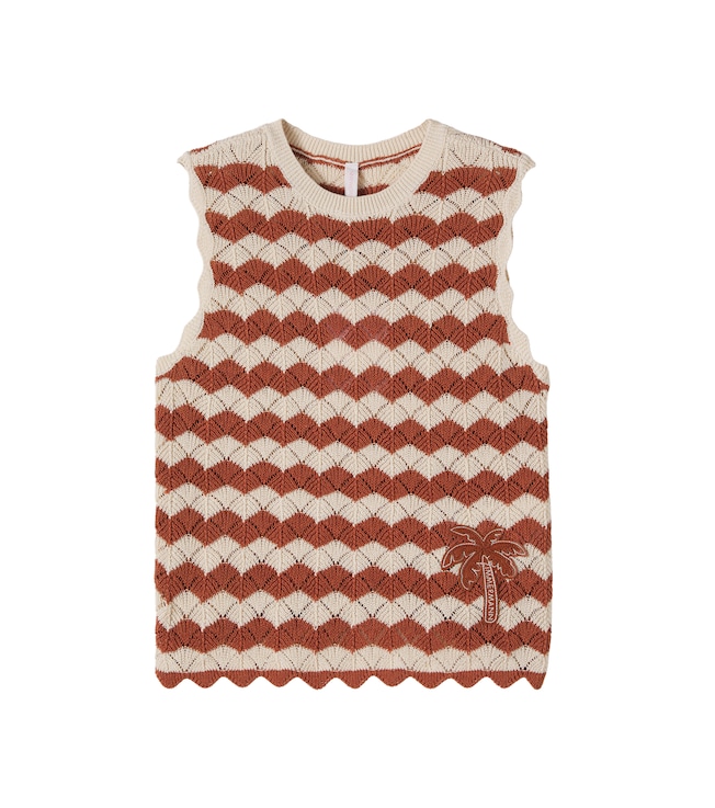 Aster pointelle cotton and linen-blend top | Zimmermann Kids