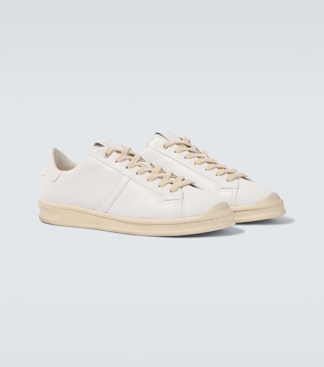 Leather low-top sneakers | Jil Sander