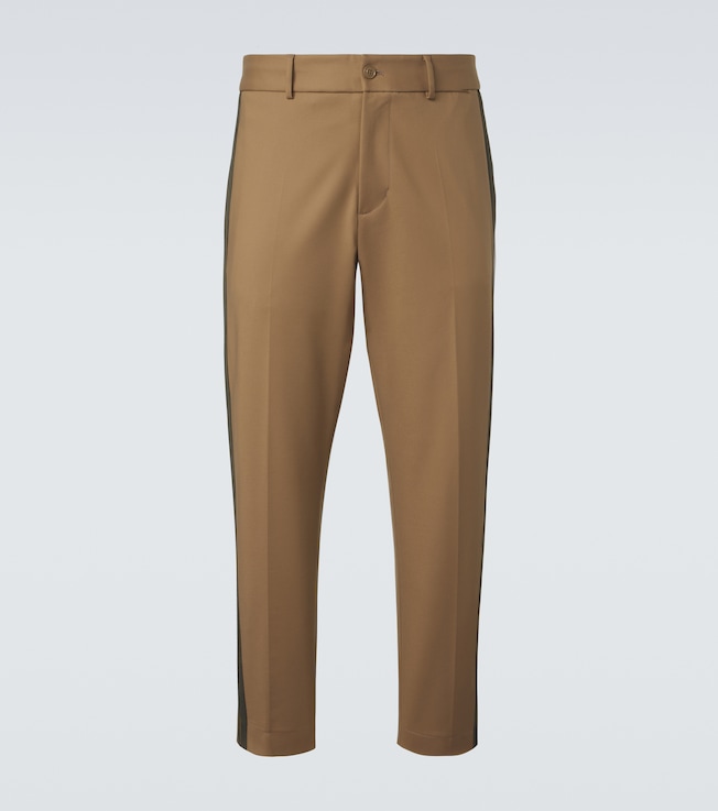 Cotton-blend straight pants | Moncler