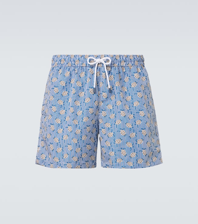 Madeira printed swim trunks | Fedeli