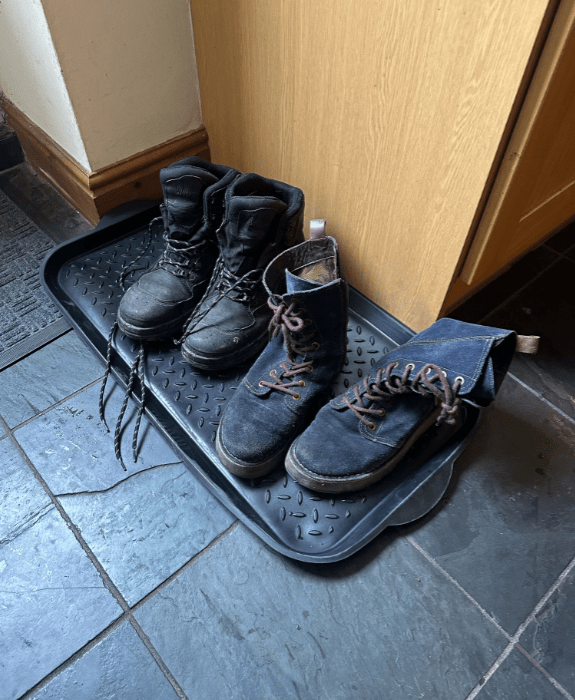 Shoe Tray for Muddy Boots